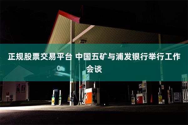 正规股票交易平台 中国五矿与浦发银行举行工作会谈