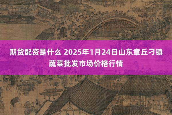 期货配资是什么 2025年1月24日山东章丘刁镇蔬菜批发市场